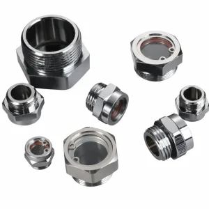 Industrial Kiln Burner Fire Observation Mirror Iron Galvanized Peephole Flame Observation Mirror Boiler Fire Pipe Fittings